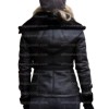 Once Upon A Time Jennifer Morrison Emma Swan Hooded Leather Jacket