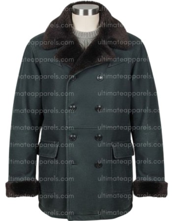 Fahrenheit Game Lucas Kane Black Shearling Jacket