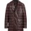 I, Robot Will Smith Del Spooner Red Distressed Leather Jacket