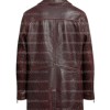 I, Robot Will Smith Del Spooner Red Distressed Leather Jacket