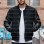 Men's Black Varsity Jacket