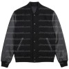 Men's Black Varsity Jacket
