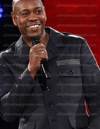 The Dreamer Dave Chappelle Black Cotton Jacket
