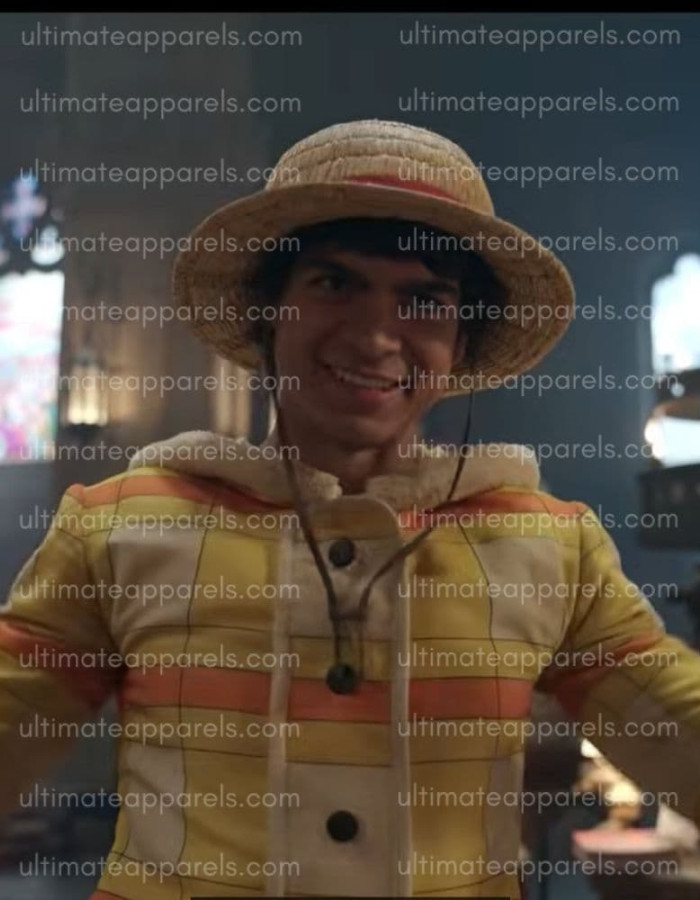One Piece S02 Inaki Godoy Monkey D. Luffy Plaid Jacket