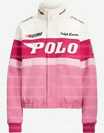 Ralph Lauren Pink Polo Racer Jacket
