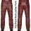 The Flash Barry Allen Slim Costume Leather Pants