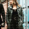 The Falcon and The Winter Soldier Emily Vancamp (Sharon Carter) Black Leather Coat