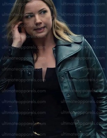 The Falcon and The Winter Soldier Emily Vancamp (Sharon Carter) Black Leather Coat