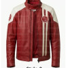Arc Raiders Ryder Leather Jackets Cosplay  – Orange Black, Red & White Game Edition