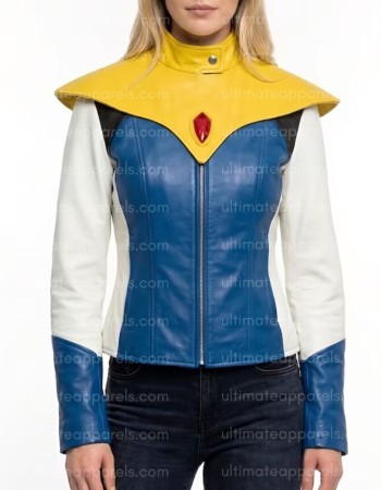 Dispatch Blonde Blazer Mandy Costume Leather Jacket