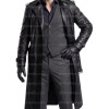 Resident Evil Requiem RE9 Zeno Black Leather Coat 