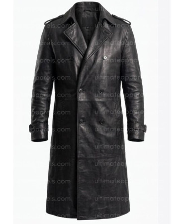 Resident Evil Requiem RE9 Zeno Black Leather Coat 