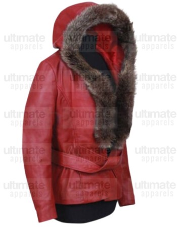 Christmas Chronicles 2 Goldie Hawn (Mrs. Claus) Shearling Coat