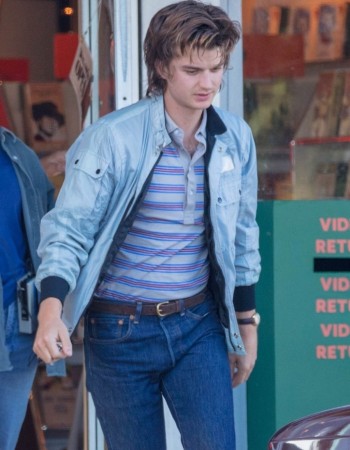 Stranger Things S04 Joe Keery (Steve Harrington) Cotton Jacket