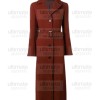 The Undoing Nicole Kidman Grace Fraser Red Wool Coat