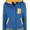 Riverdale R Logo Cheer Girls Blue Bomber Cotton Hoodie Varsity Jacket