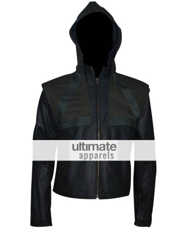 Arrow Oliver Queen (Stephen Amell) Hooded Costume Jacket