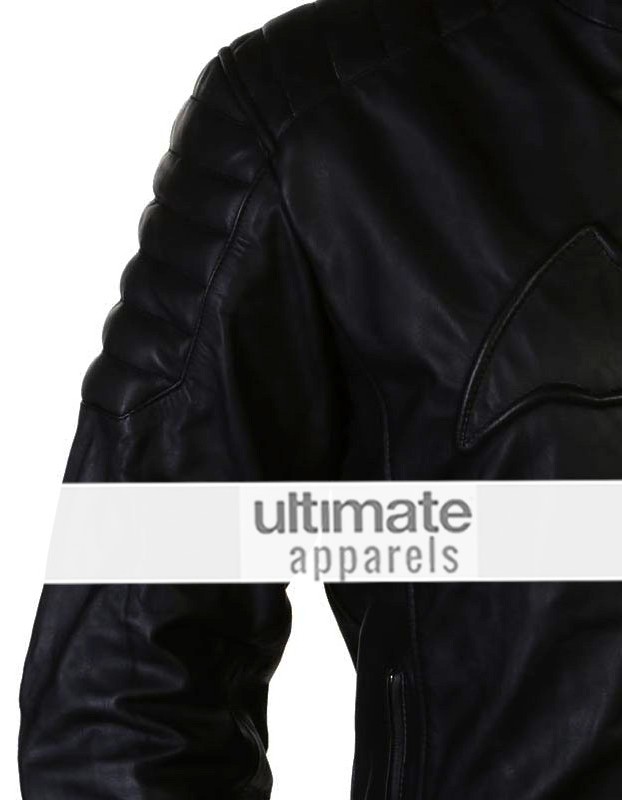 Batman Begins Christian Bale Bruce Wayne Black Jacket