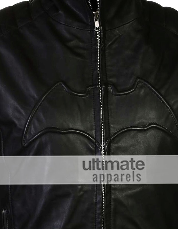Batman Begins Christian Bale Bruce Wayne Black Jacket