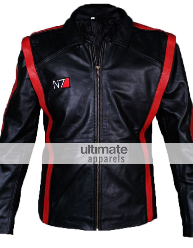Mass Effect 3 Commander Shepard N7 Leather Jacket