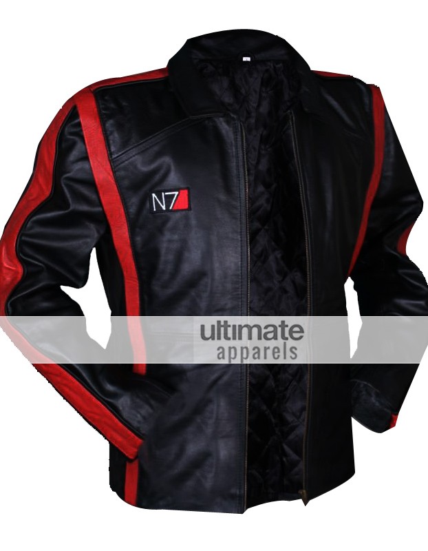 Mass Effect 3 Commander Shepard N7 Leather Jacket
