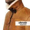 Designers Men Shearling Winter Tan Motorcycle Jacket
