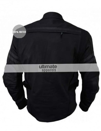 Arnik Armoured Black Motorycle Jacket For Men