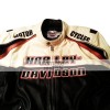 Mens White Motorcycle Leather Jacket