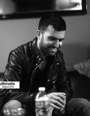 A-Trak (Alain Macklovitch) DJ Black Quilted Leather Jacket