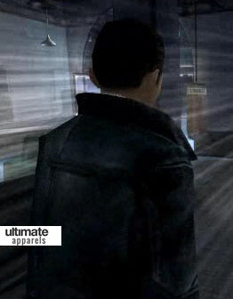 Fahrenheit Game Lucas Kane Black Shearling Jacket