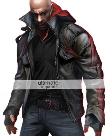 Prototype 2 Sgt James Heller Replica Black Leather Jacket