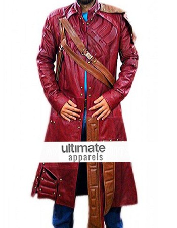 New Starlord Guardians Of the Galaxy Chris Pratt Long Coat 