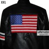 Captain America Easy Rider Peter Fonda Biker Black Jacket