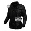Dark Knight Rises Bane Black Leather Jacket