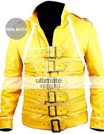 Freddie Mercury Concert Yellow Replica Jacket Costume