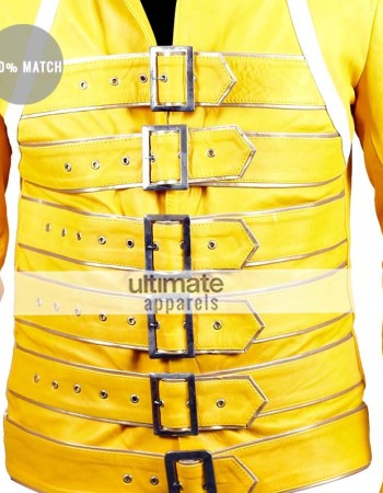 Freddie Mercury Concert Yellow Replica Jacket Costume