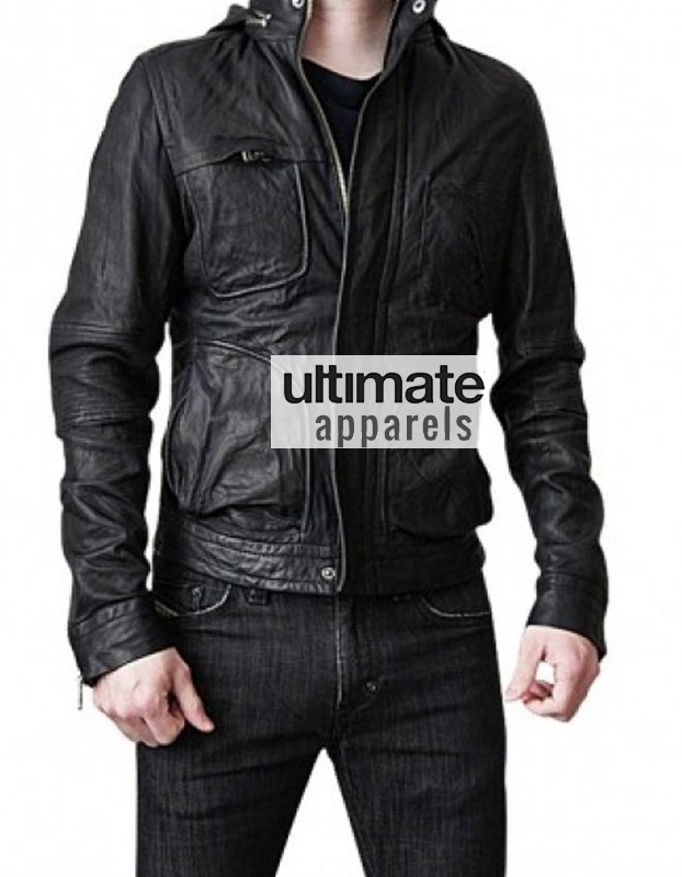 Ghost Protocol Tom Cruise Mission Impossible Black Hooded Jacket