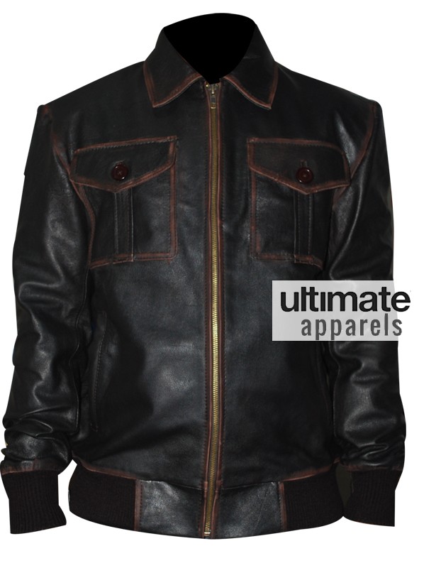 Once Upon A Time Jamie Dornan (Sheriff Graham Humbert) Black Bomber Jacket