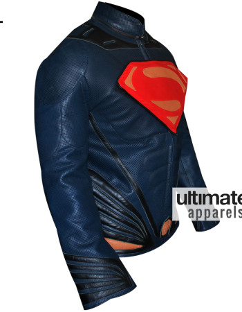 Man of Steel Superman Leather Costume Jacket
