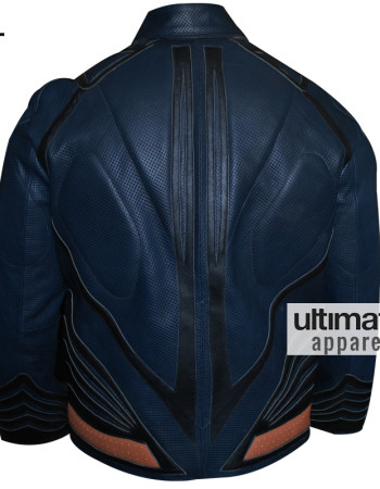Man of Steel Superman Leather Costume Jacket