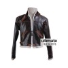 Resident Evil 4 Leon Kennedy Bomber Fur Leather Jacket