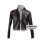 Resident Evil 4 Leon Kennedy Bomber Fur Leather Jacket