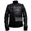 Winter Soldier Bucky (Sebastian Stan) Black Leather Jacket
