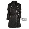 Designers Burberry Prorsum Quilted Trench Leather Coat