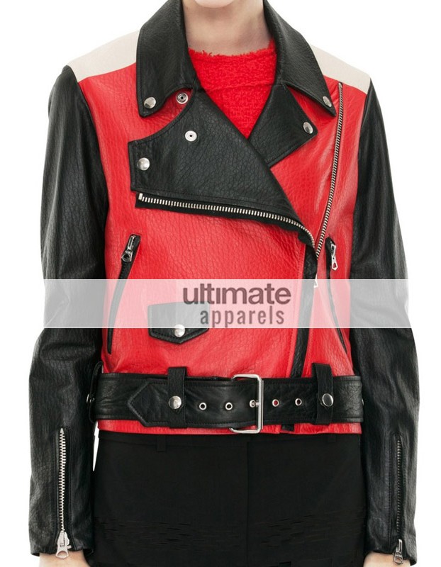 Demi Lovato Vs Miranda Kerr - Wears Acne Studios Red Jacket